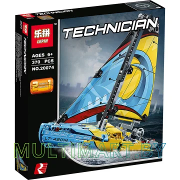 Конструктор Lepin 20074 Гоночная яхта (370 деталей)